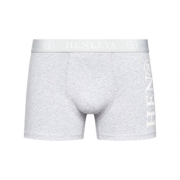 Henleys Mens Kelmack Marl Boxer Shorts (Pack of 5) / Multicolored - Picture 5 of 7